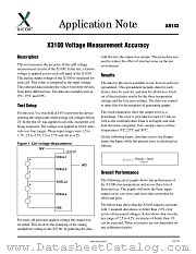 AN143 datasheet pdf Xicor