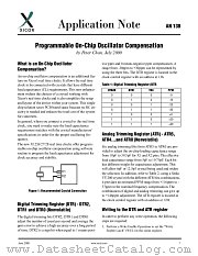 AN138 datasheet pdf Xicor