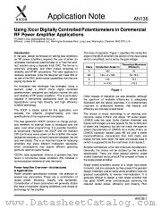 AN136 datasheet pdf Xicor