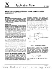 AN135 datasheet pdf Xicor