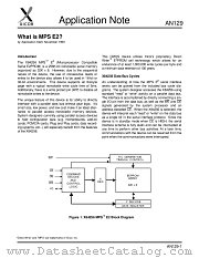 AN129 datasheet pdf Xicor