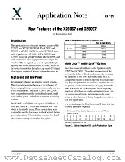 AN101 datasheet pdf Xicor