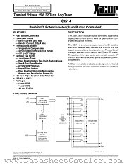 X9514 datasheet pdf Xicor