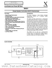 X9421 datasheet pdf Xicor