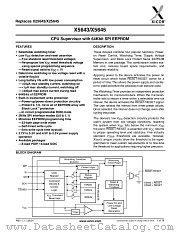 X5643 datasheet pdf Xicor