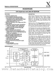 X5323 datasheet pdf Xicor