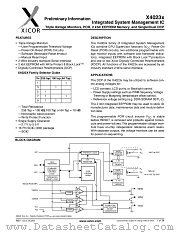 X40239 datasheet pdf Xicor