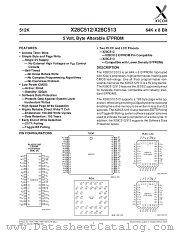 X28C513 datasheet pdf Xicor