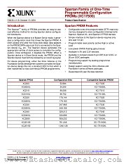 XC17S00-SERIES datasheet pdf Xilinx