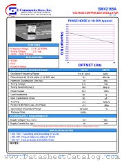 SMV2165A datasheet pdf Z communications