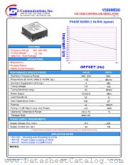 V580ME08 datasheet pdf Z communications