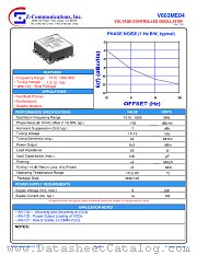 V603ME04 datasheet pdf Z communications