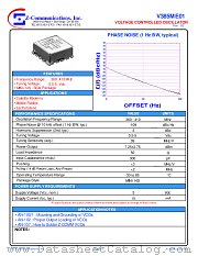 V385ME01 datasheet pdf Z communications