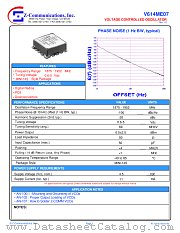 V614ME07 datasheet pdf Z communications