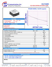 CLV1025E datasheet pdf Z communications