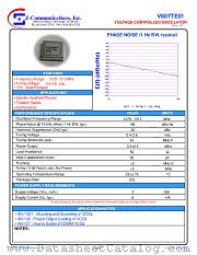 V607TE01 datasheet pdf Z communications