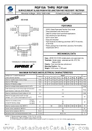 RGF15KA datasheet pdf Zowie Technology Corporation