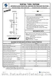 RGP30KA datasheet pdf Zowie Technology Corporation