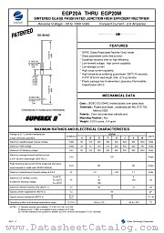 EGP20M datasheet pdf Zowie Technology Corporation