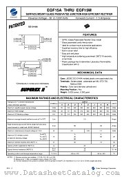 EGF15J datasheet pdf Zowie Technology Corporation