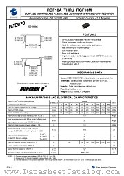 RGF10K datasheet pdf Zowie Technology Corporation