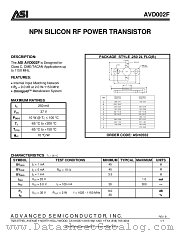 AVD002F datasheet pdf Advanced Semiconductor