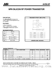 AVD0.5P datasheet pdf Advanced Semiconductor