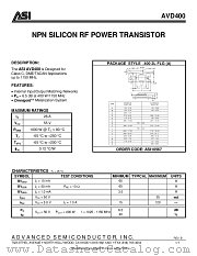 AVD400 datasheet pdf Advanced Semiconductor