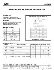 AVF100 datasheet pdf Advanced Semiconductor