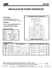 AVF300 datasheet pdf Advanced Semiconductor