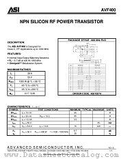 AVF400 datasheet pdf Advanced Semiconductor