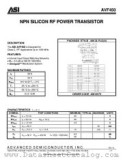 AVF450 datasheet pdf Advanced Semiconductor