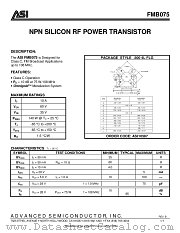 FMB075 datasheet pdf Advanced Semiconductor