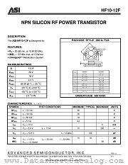 HF10-12F datasheet pdf Advanced Semiconductor