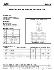 TVU0.5 datasheet pdf Advanced Semiconductor