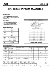 UHBS15-2 datasheet pdf Advanced Semiconductor