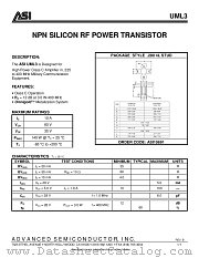 UML3 datasheet pdf Advanced Semiconductor