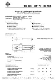 BD176 datasheet pdf AEG-TELEFUNKEN