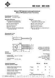 BD434 datasheet pdf AEG-TELEFUNKEN