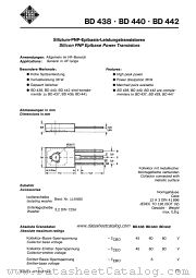 BD438 datasheet pdf AEG-TELEFUNKEN