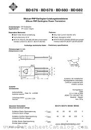 BD682 datasheet pdf AEG-TELEFUNKEN