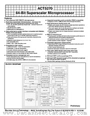 ACT5270 datasheet pdf Aeroflex Circuit Technology