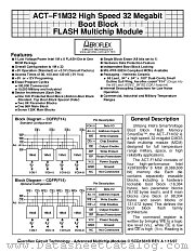 ACT-E1M32T-080F14M datasheet pdf Aeroflex Circuit Technology