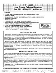 CT3232 datasheet pdf Aeroflex Circuit Technology