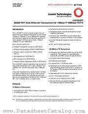 LU3X54FT datasheet pdf Agere Systems