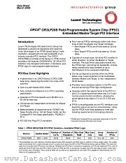 OR3LP26B datasheet pdf Agere Systems