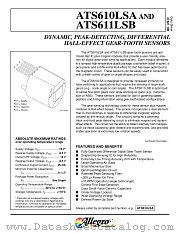 ATS610 datasheet pdf Allegro MicroSystems