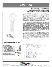 ATS612LSG datasheet pdf Allegro MicroSystems