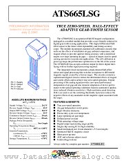 ATS665 datasheet pdf Allegro MicroSystems