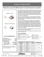 A1323LUA datasheet pdf Allegro MicroSystems